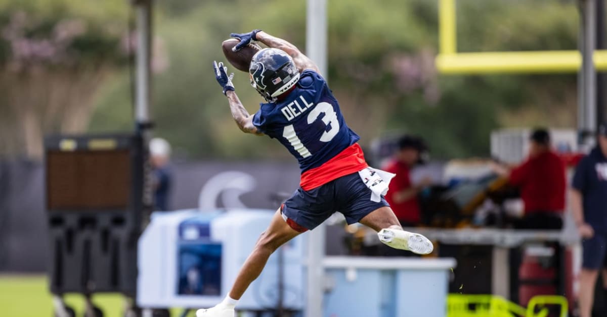 Texans WR Tank Dell missed Dolphins preseason game due to leg