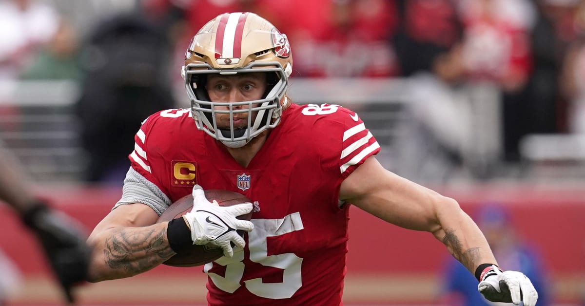 Is George Kittle playing today? (Latest injury update for 49ers vs