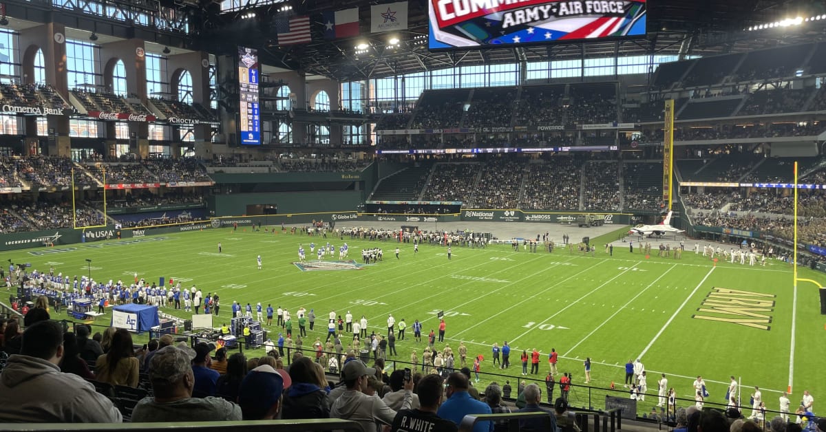 Army-Air Force rematch at Globe Life Field will be a showcase of D