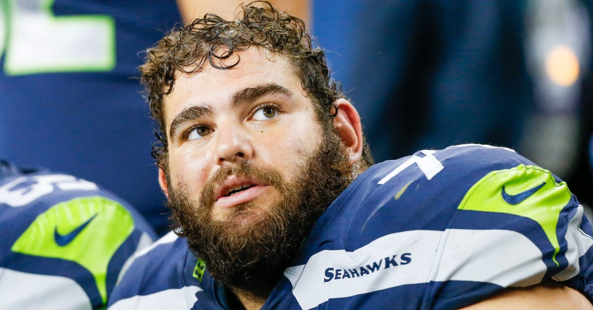 Seattle Seahawks offensive tackle Jake Curhan (74) playing the Arizona  Cardinals during an NFL Professional Football Game Sunday, Jan. 9, 2022, in  Phoenix. (AP Photo/John McCoy Stock Photo - Alamy