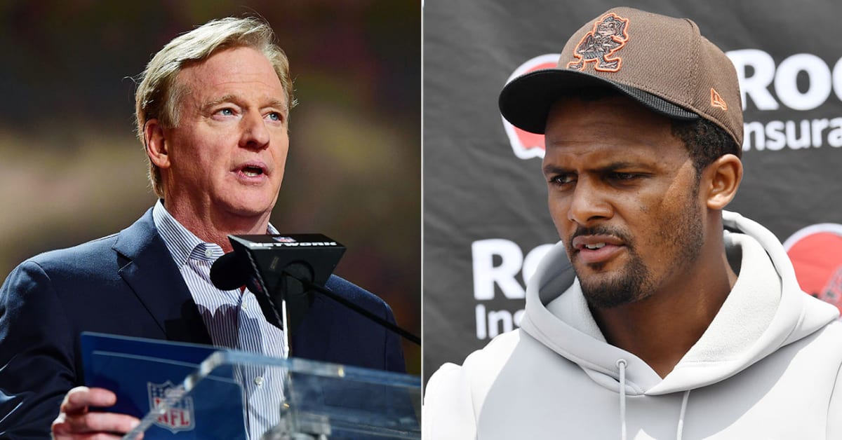 NFL Commissioner Roger Goodell says Deshaun Watson's behavior was