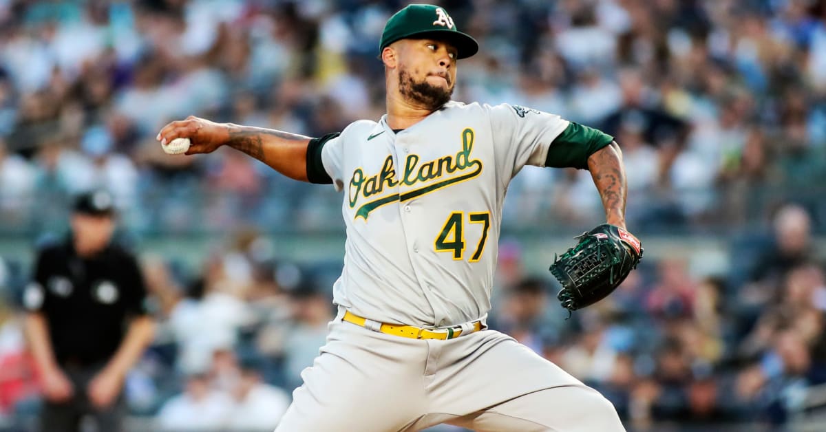 Frankie Montas dealt to Yankees in blockbuster trade with Athletics