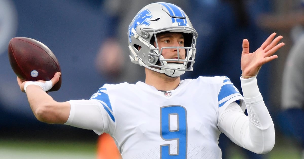 Matthew Stafford Allows Lions Rookie Jameson Williams to Wear No