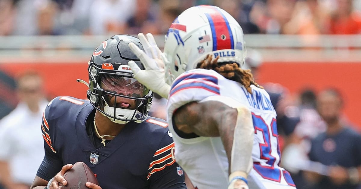 Damar Hamlin watches like a hawk behind Bills' star safeties