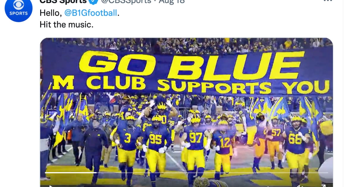 CBS using popular SEC theme song on Big Ten games Sports Illustrated