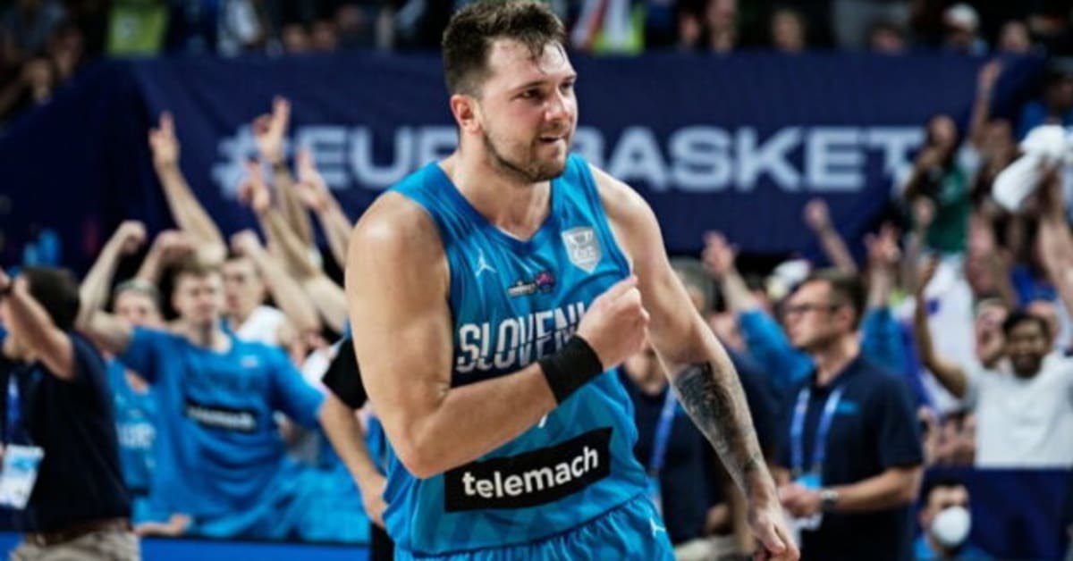 Dallas Mavs WATCH Luka Doncic Staredown in Slovenia vs. Greece