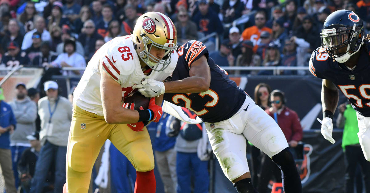 Tight end George Kittle unlikely to play Sunday's Bears game with groin  injury – NBC Sports Chicago