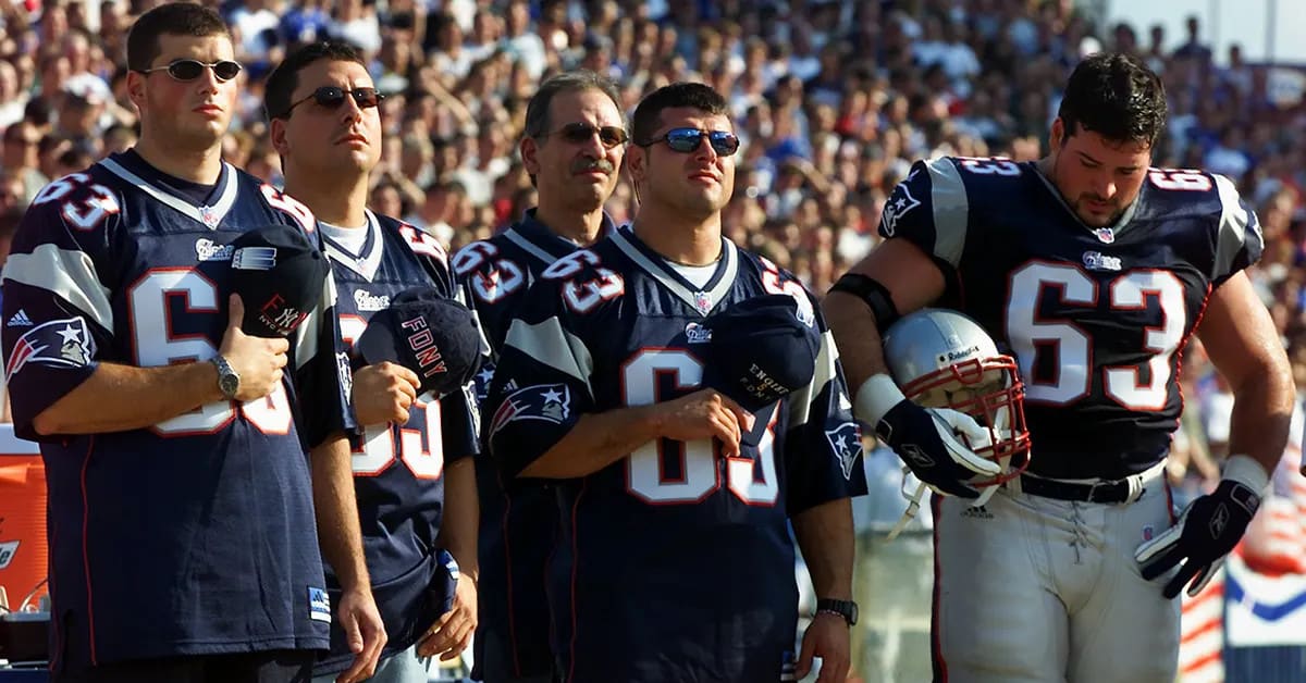 He's lord of the Patriots rings in Brockton, thanks to Joe Andruzzi