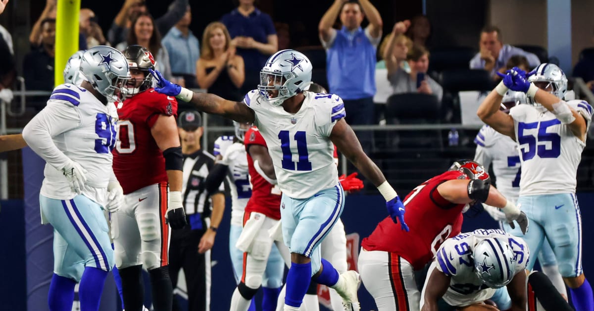 Dallas Cowboys linebacker Micah Parsons (11) during the game against the  Denver Broncos in the first half of an NFL football game Saturday, Aug 13,  2021, in Denver. (AP Photo/Bart Young Stock