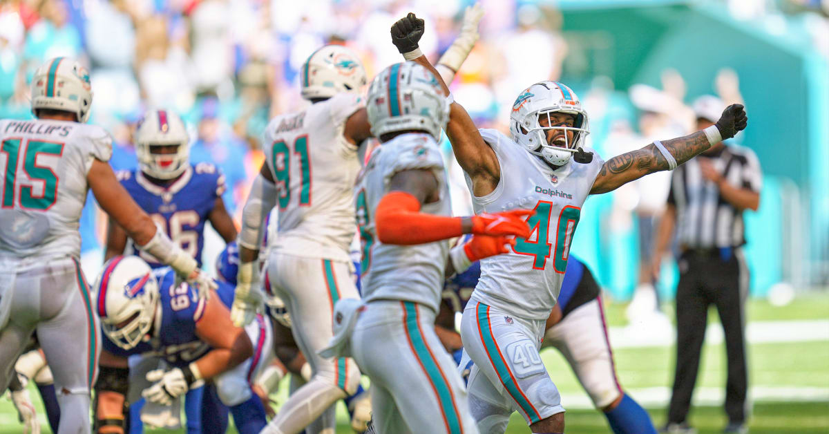 Dolphins vs. Bills score, takeaways: Miami survives Josh Allen-led Buffalo,  'butt punt' to remain undefeated 