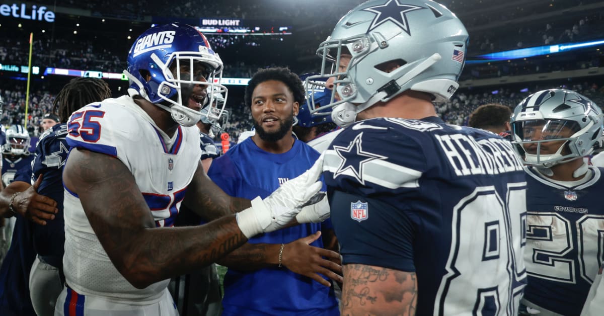 Giants, Cowboys Players Get Chippy During Postgame Handshakes - Sports  Illustrated