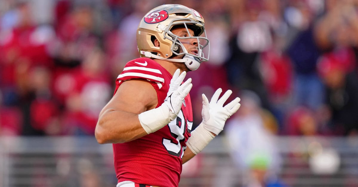 Nick Bosa 'not feeling great' after sustaining groin injury in  49ers-Panthers – NBC Sports Bay Area & California