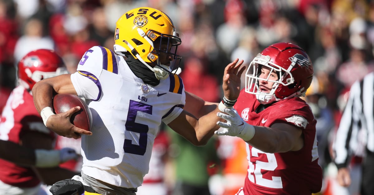 Harold Perkins Shines as No. 7 LSU Takes Down Arkansas 13-10 - Sports ...