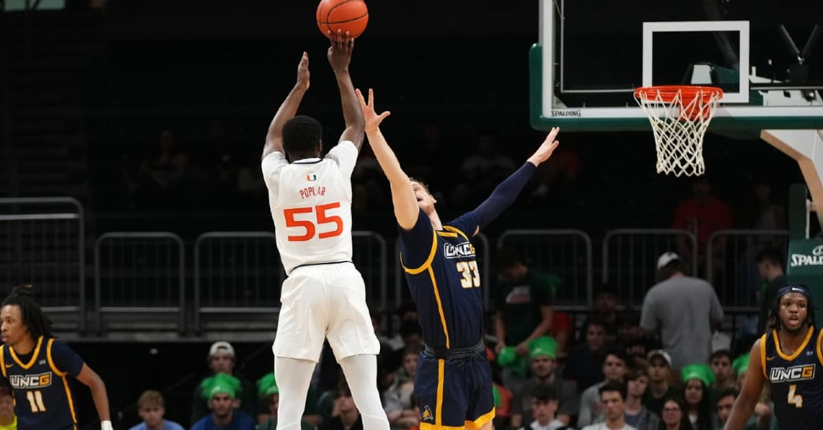 Miami Hurricanes Basketball Player Breakdown Wooga Poplar All