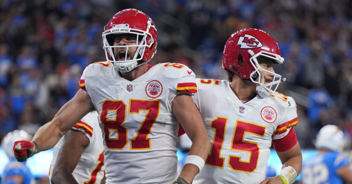 Chiefs’ Patrick Mahomes Says Travis Kelce Is Best TE Of All Time ...