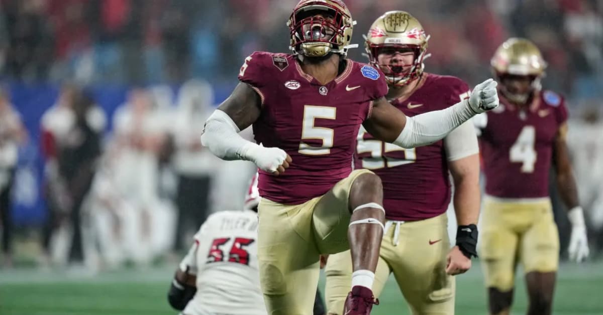 Los Angeles Rams Take Florida State Edge Rusher Jared Verse in Latest ...