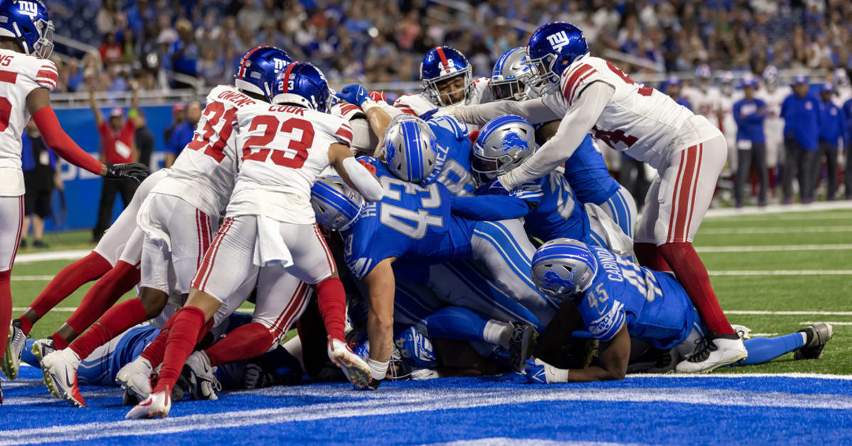 Giants-Lions preseason Week 1: Offense, defense and special teams snap  counts