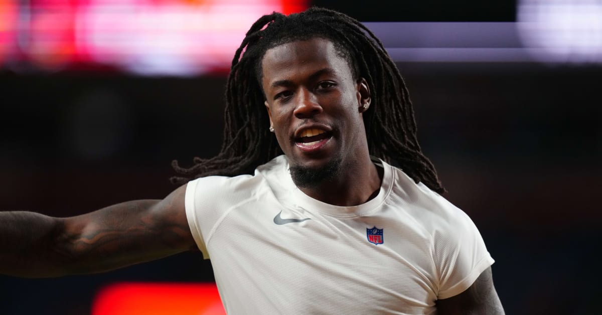 Denver Broncos wide receiver Jerry Jeudy stands on the sideline before an  NFL preseason football game against the San Francisco 49ers, Saturday, Aug.  19, 2023, in Santa Clara, Calif. (AP Photo/Godofredo A.