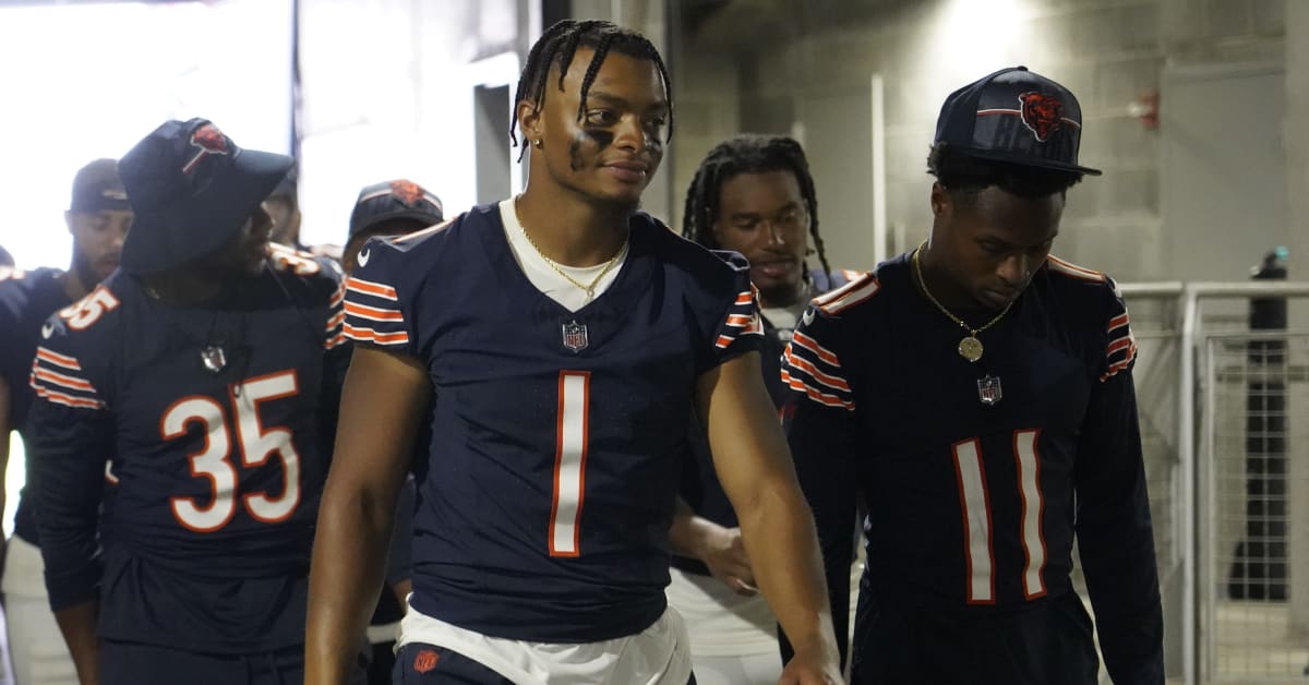 justin fields bears throwback jersey