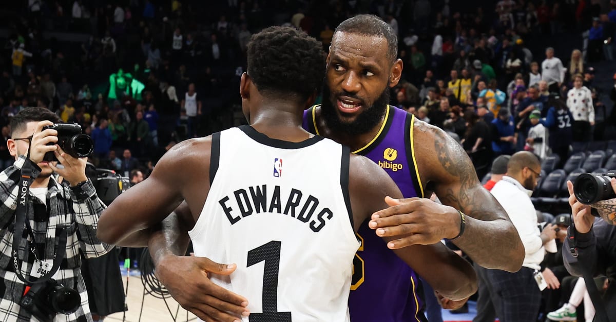 LeBron James Applauds Anthony Edwards for Leading Team USA Comeback Win ...