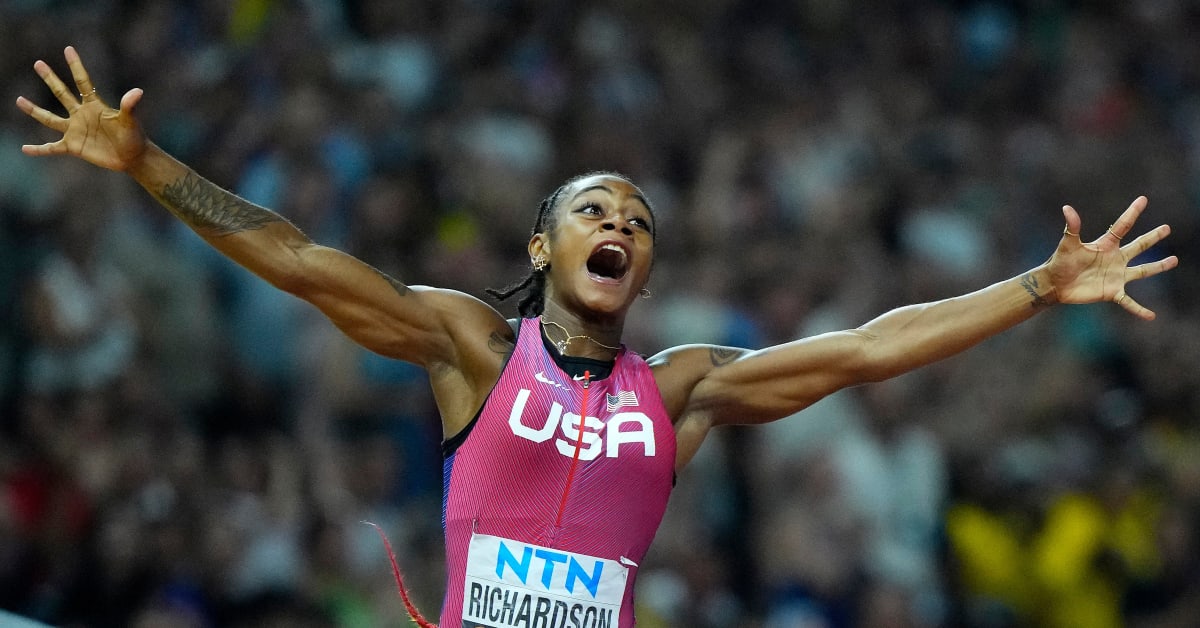 Sha'Carri Richardson Makes History in 100m World Championships Final -  Sports Illustrated