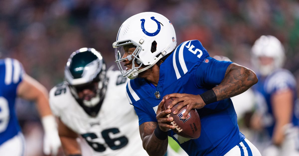 Philadelphia Eagles Trail Indianapolis Colts At Halftime As Rookie QBs ...