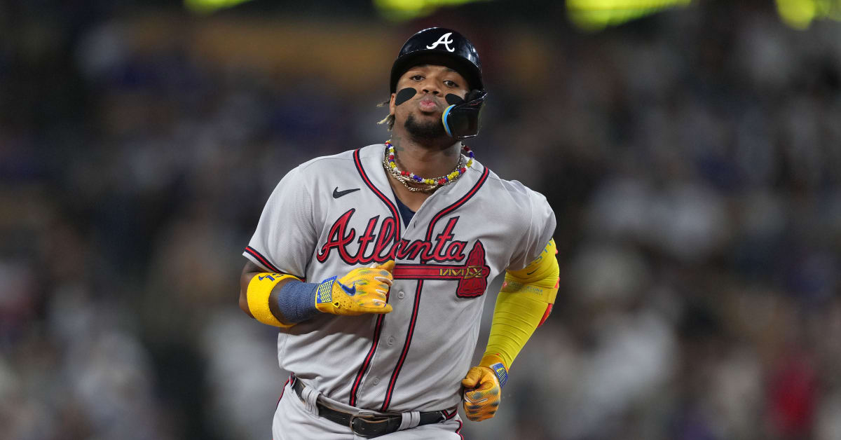 Braves star Ronald Acuna Jr's post-wedding grand slam vs. Dodgers brings  hilarious Matt Olson response