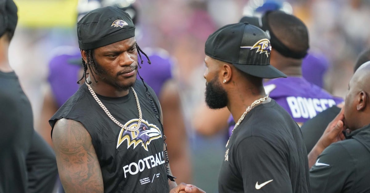 Baltimore Ravens WR Odell Beckham Jr.: 'I'm On Lamar Jackson's Team ...