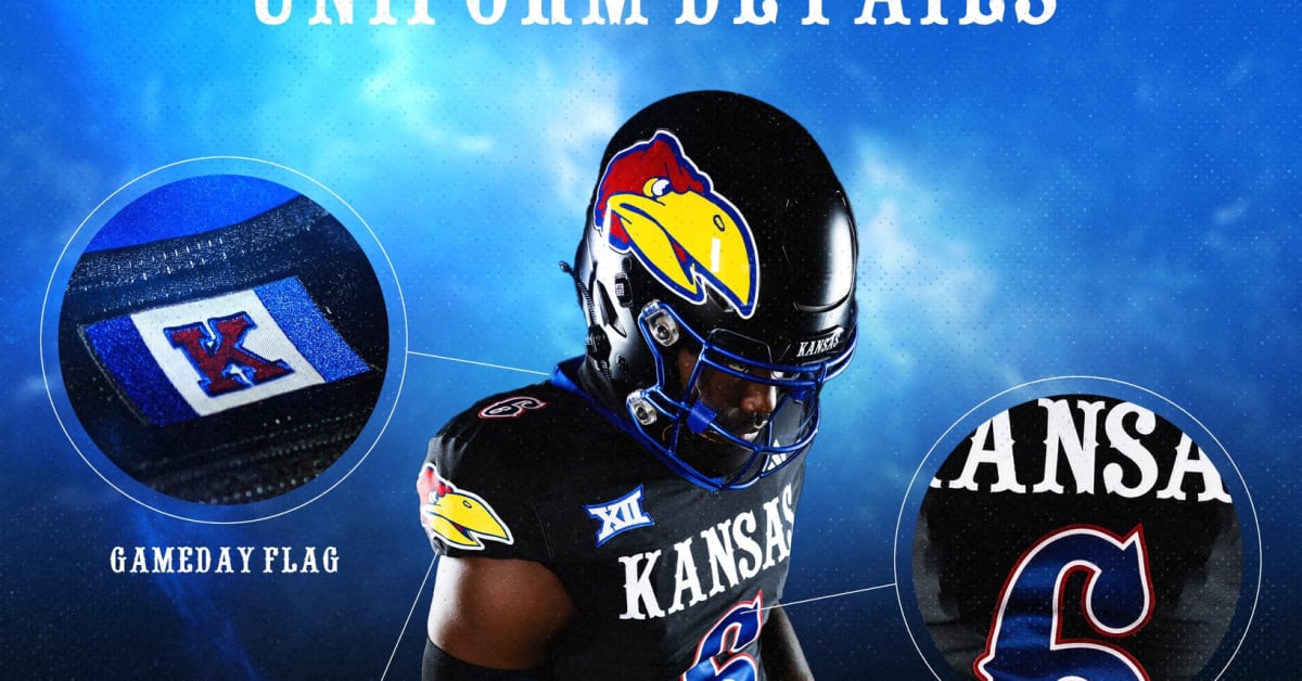 KU Introduces "Blackhawk" Uniforms Blue Wings Rising