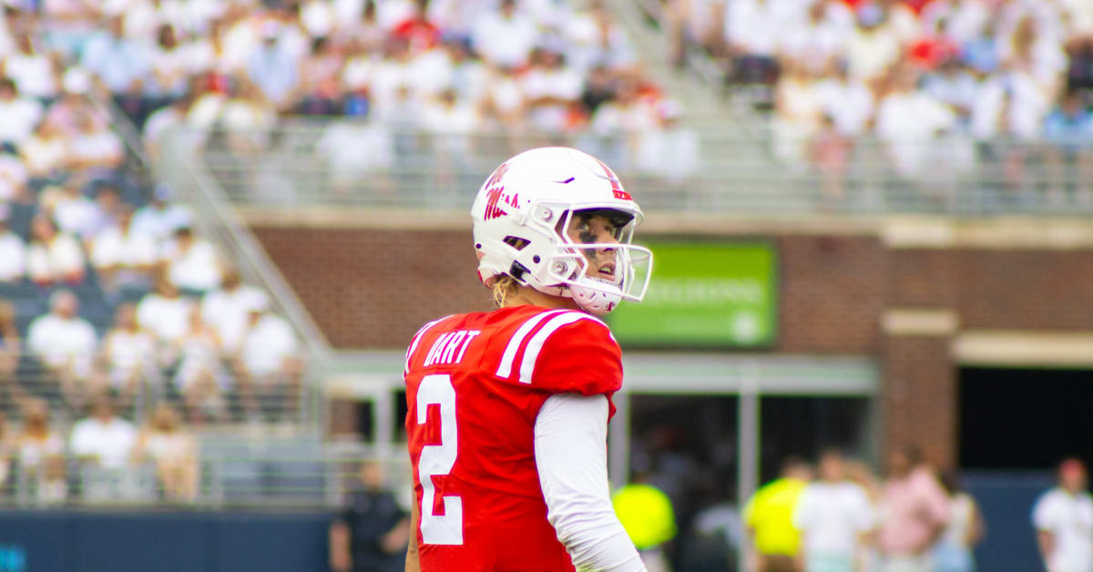 Ole Miss Rebels Jaxson Dart Highest Graded Qb From Week 1 The Grove Report Sports