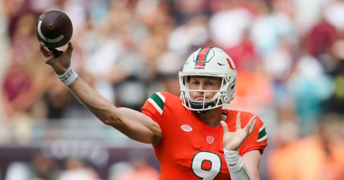 Tyler Van Dyke Tosses 5 TDs as Miami Topples Texas A&M - Visit NFL ...