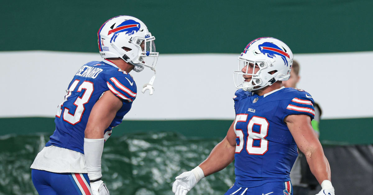 Buffalo Bills LB Terrel Bernard Cheers On Matt Milano After Injury ...