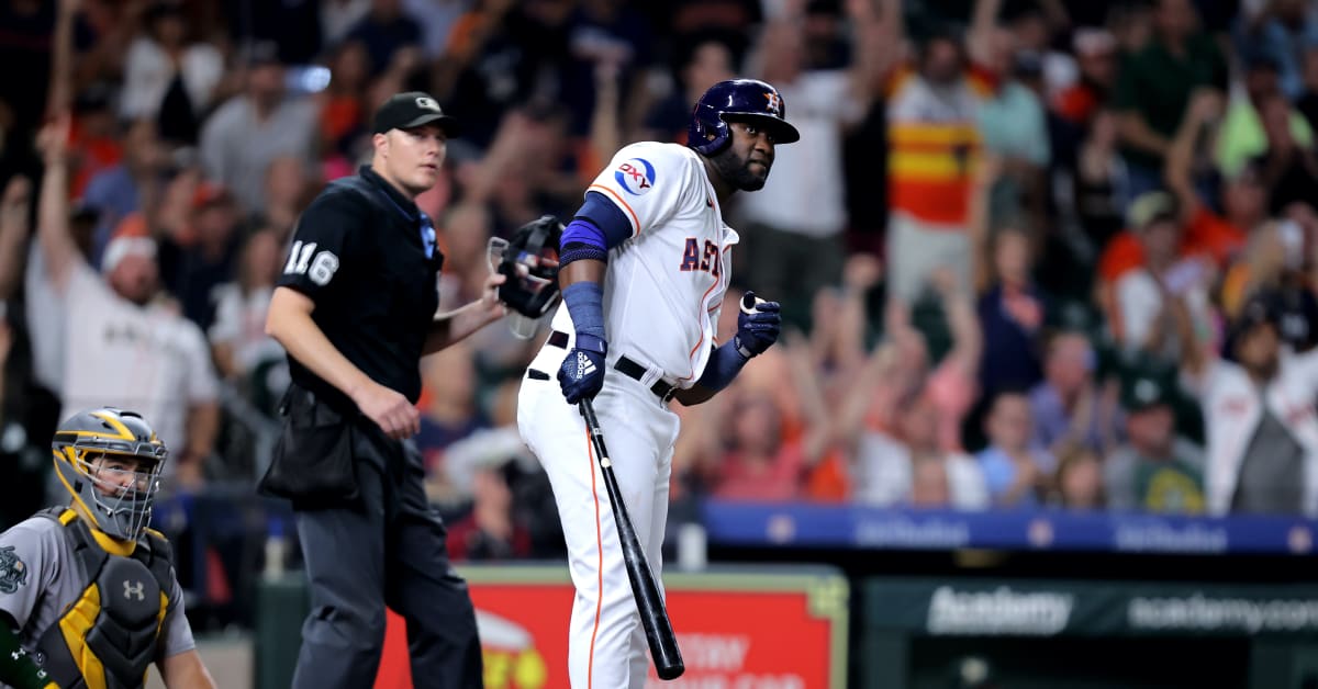 Houston Astros Slugger Yordan Alvarez Blasts Club's Fastest Home Run Of ...