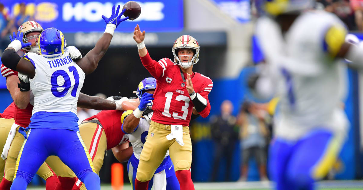 49ers-Rams overreactions: Brock Purdy's overthrows cost SF offense - Niners  Nation