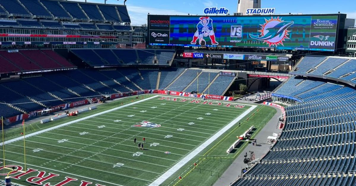 Patriots Seating Chart - Gillette Stadium