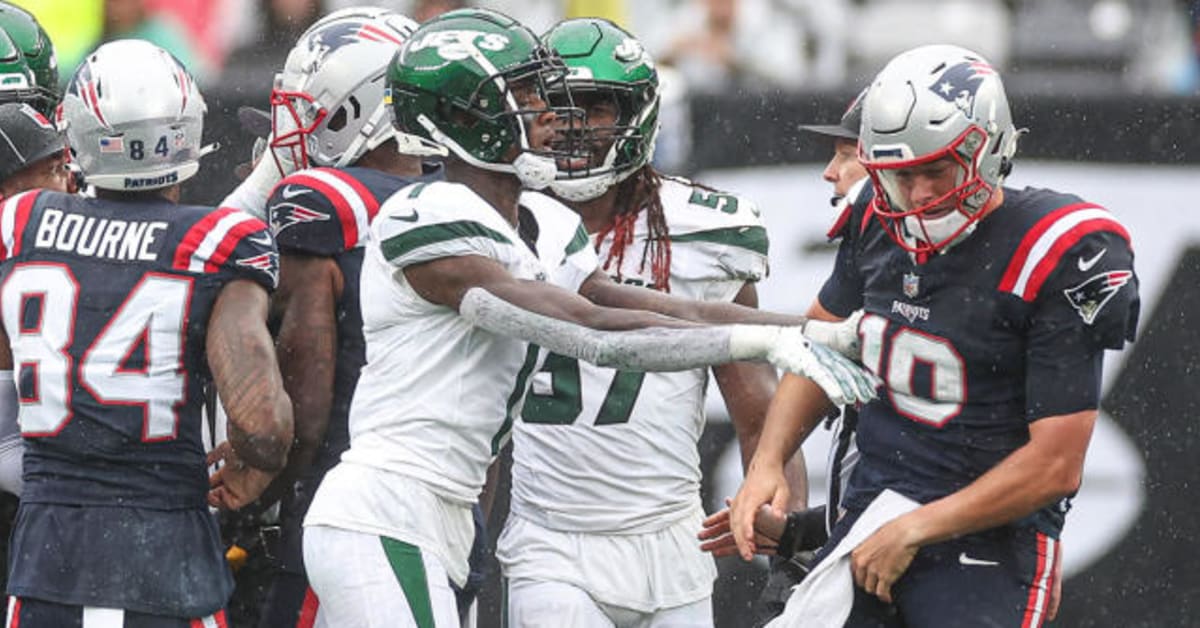 Jets' Sauce Gardner says he was hit with a cheap shot to his 'private  parts' from Patriots' Jones