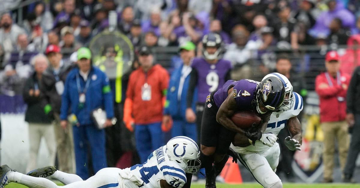 August 20, 2018: Baltimore Ravens head coach John Harbaugh during NFL  football preseason game action between the Baltimore Ravens and the  Indianapolis Colts at Lucas Oil Stadium in Indianapolis, Indiana. Baltimore  defeated