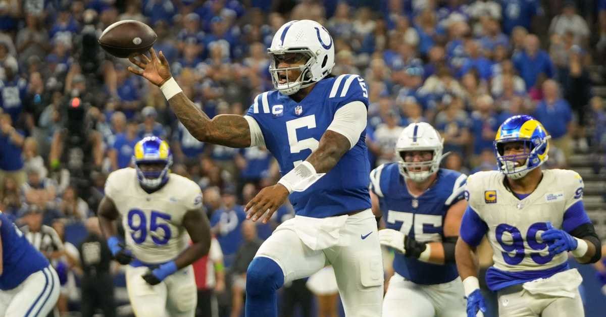 Colts rally from 23-point deficit, but fall to Rams in overtime