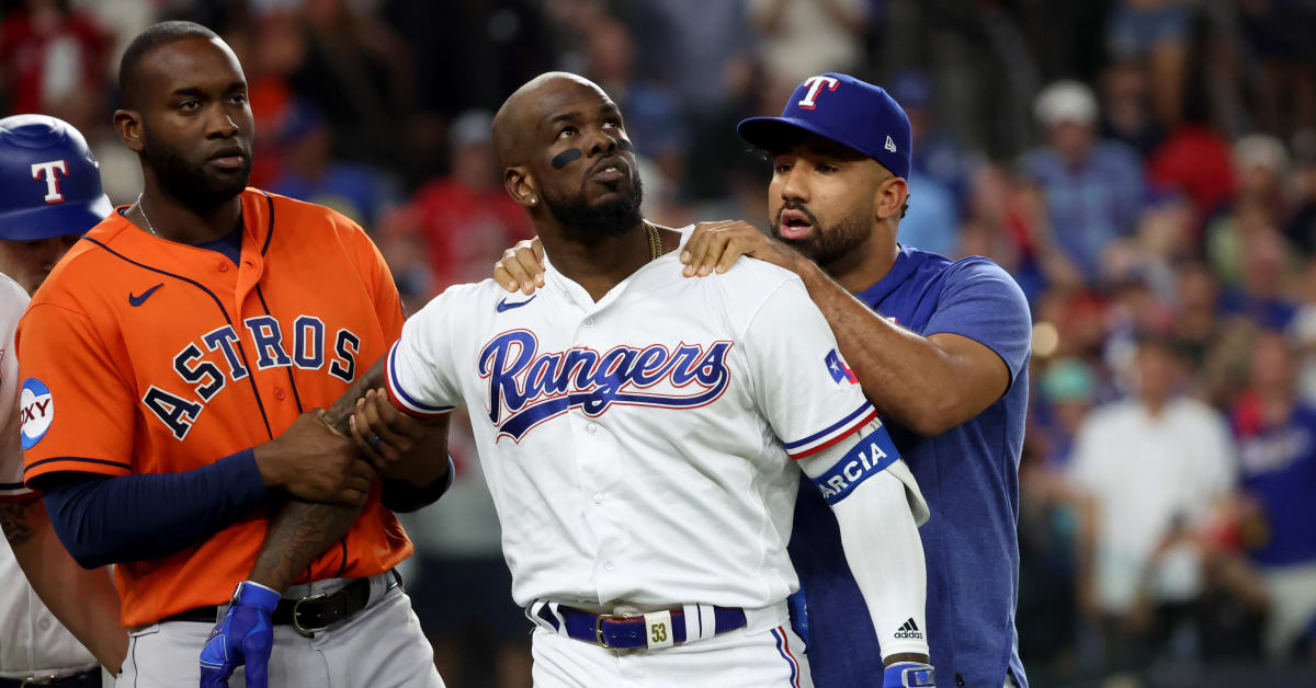 Texas Rangers' Adolis García Walks Off Houson Astros Again, Capping Off  Stellar Weekend - Sports Illustrated Texas Rangers News, Analysis and More