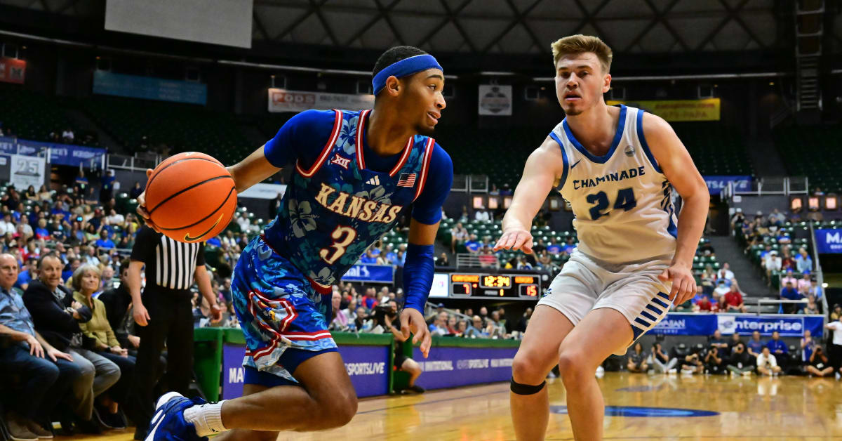 Hawking Points Kanas Jayhawks Take Care of Chaminade in Maui