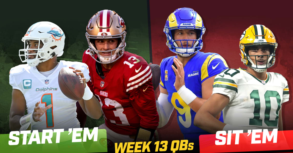 Start ’Em, Sit ’Em Quarterbacks Fantasy Football Week 13 Sports