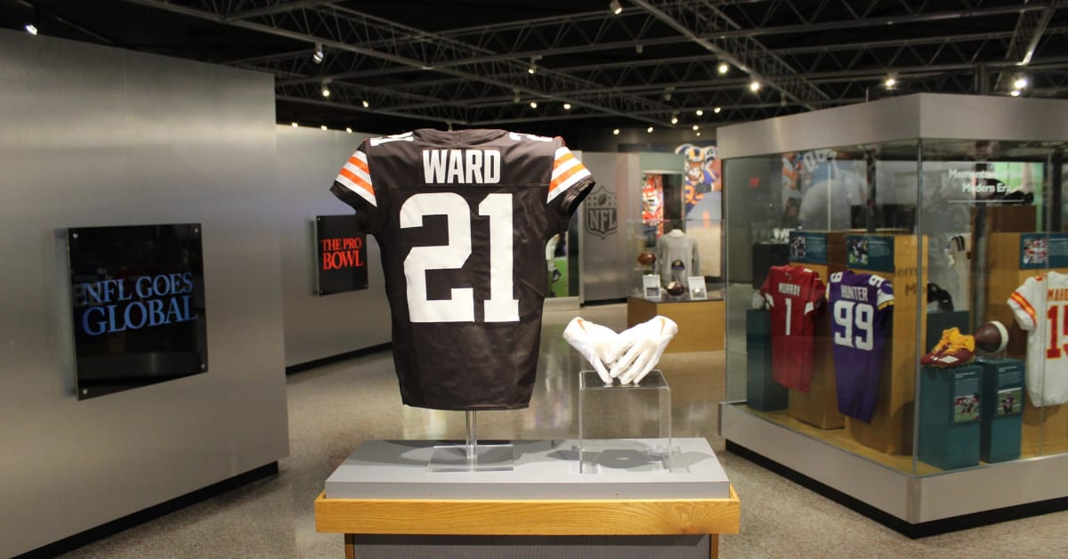 Denzel Ward Makes History, His No. 21 Jersey Hangs in Canton - Sports ...