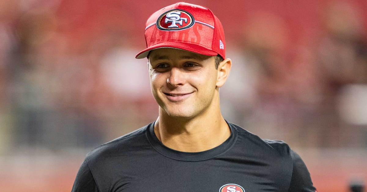 49ers’ Brock Purdy Smirks While Addressing Colin Cowherd’s Backwards Hat Critique