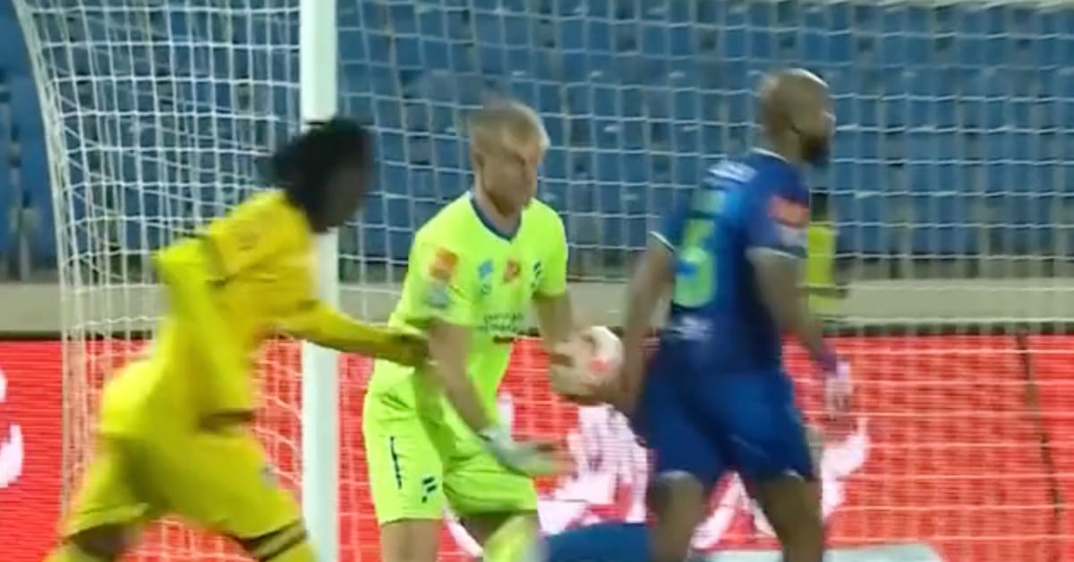 Defender Concedes Penalty For Handball After High-fiving Keeper ...