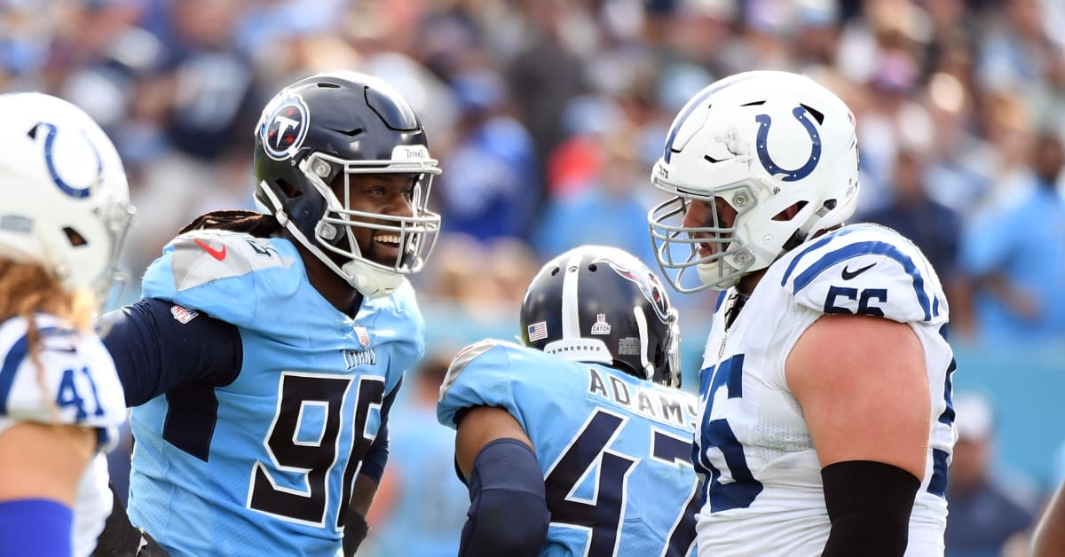 September 22, 2019: Indianapolis Colts defensive tackle Denico Autry (96)  during NFL football game action between the Atlanta Falcons and the  Indianapolis Colts at Lucas Oil Stadium in Indianapolis, Indiana.  Indianapolis defeated