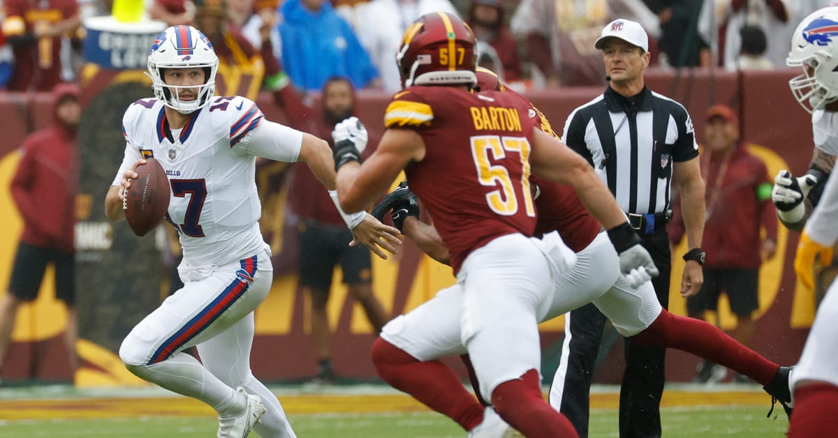 Josh Allen rushes for a 10-yard touchdown vs. Washington