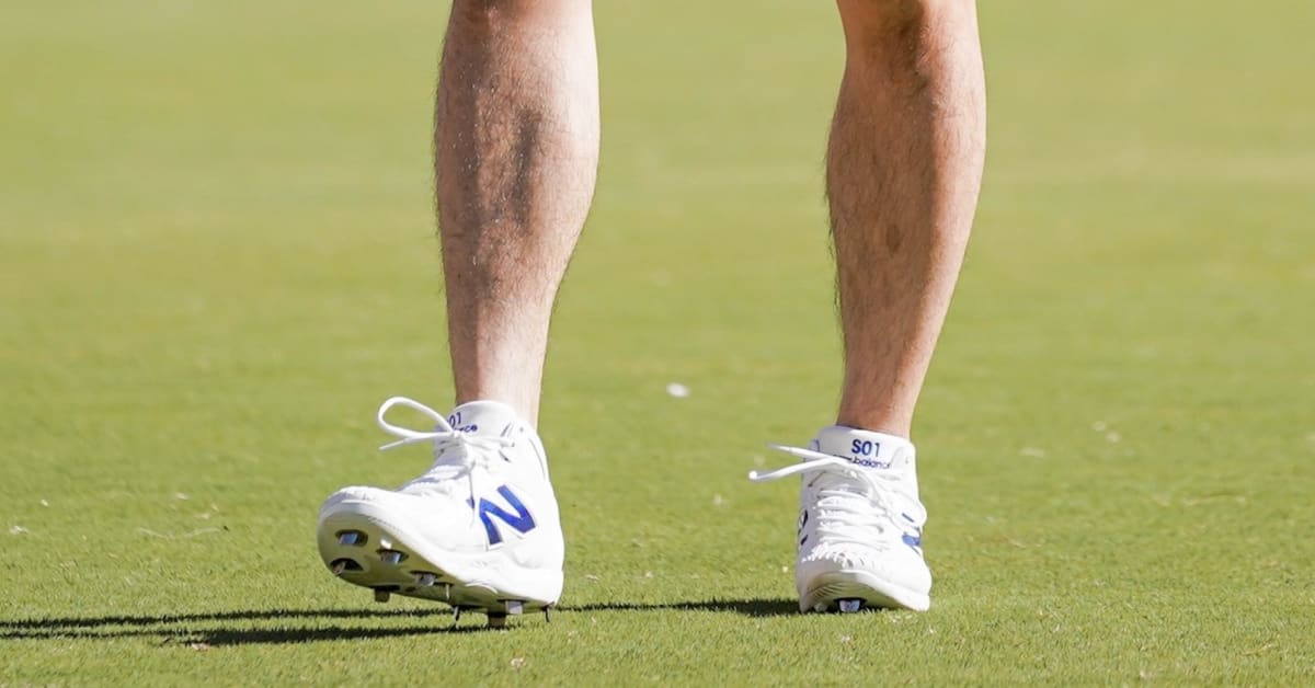 Shohei Ohtani Wears Unreleased New Balance Cleats In Dodger Stadium ...