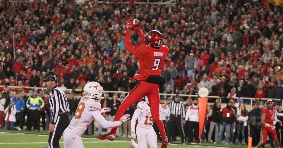 Texas Tech WR TJ Vasher remains out of practice, KLBK, KAMC