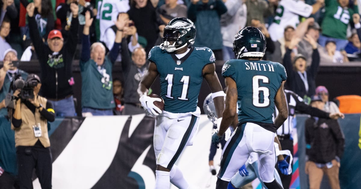 Philadelphia Eagles WRs DeVonta Smith, A.J. Brown Make the PFF Grade