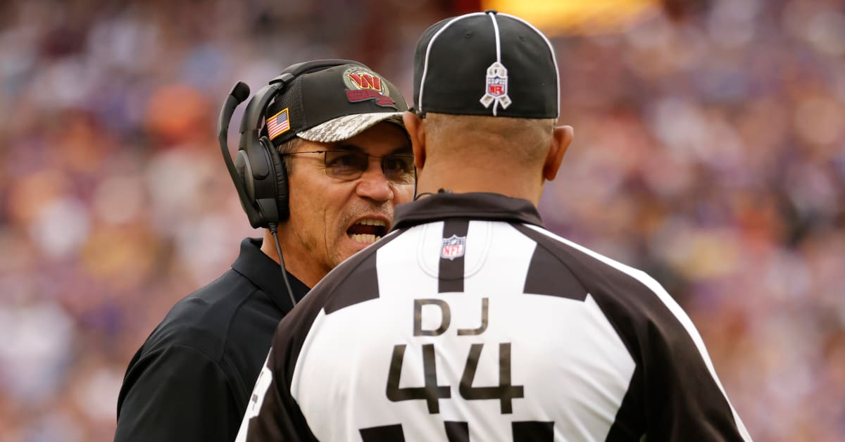 Ron Rivera blasts officiating after Commanders got screwed vs Vikings